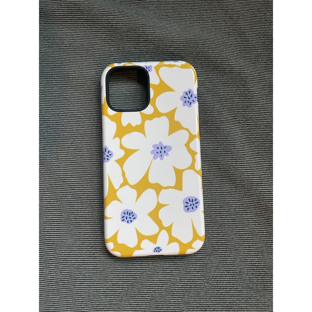 iPhone Case - Spring Floral Purple and Gold/yellow
